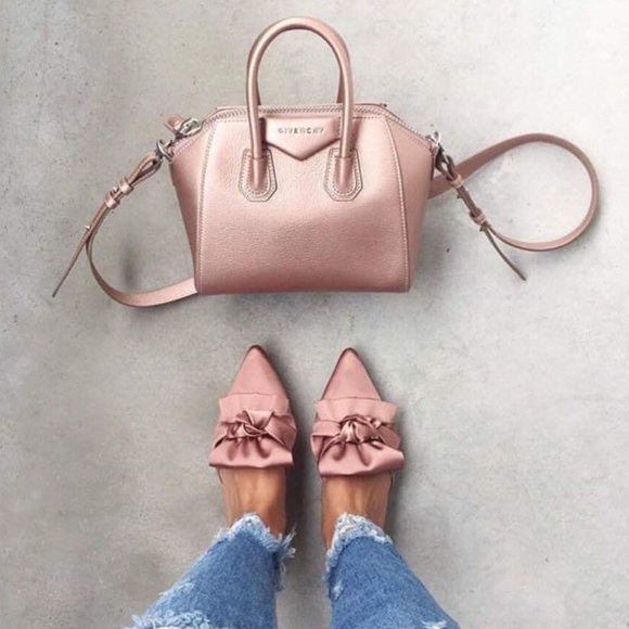 A Mermaid’s Epiphany Shoes - LAST ONE! Nina | Satin Bow Slip On Flat Mules